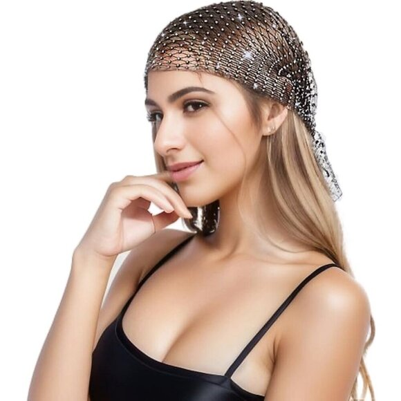 Rhinestone Lace Headband Glamour Women\'s Versatile Accessories main image 6